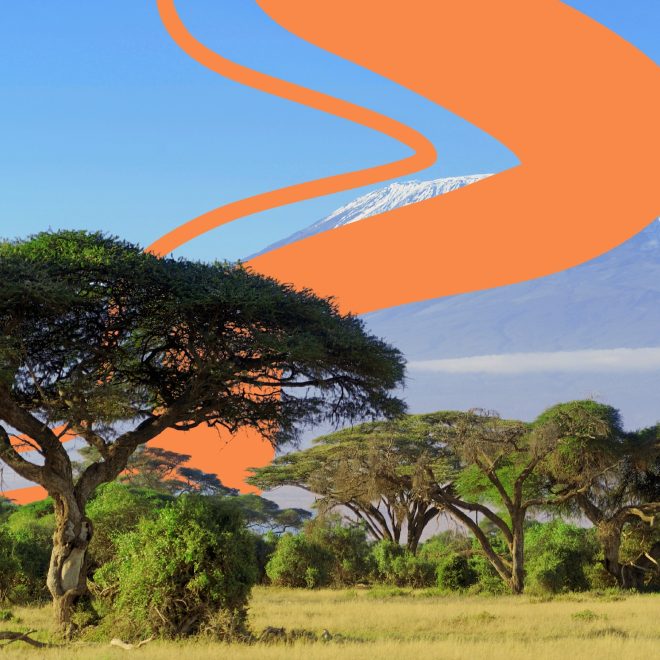 Savann i Kenya