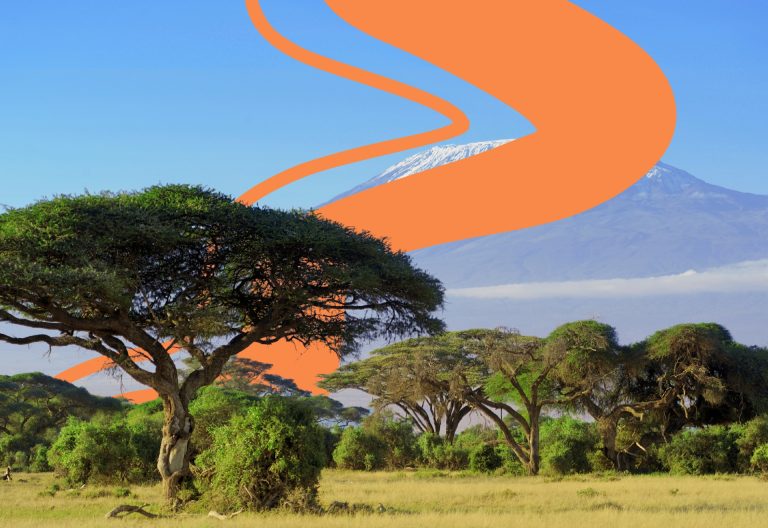 Savann i Kenya
