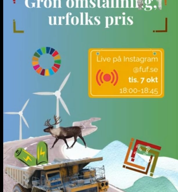 Bild på klimatmålen, en lastbild, FUF logga