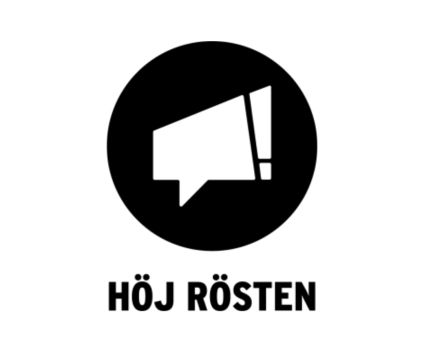 Höj rösten logga
